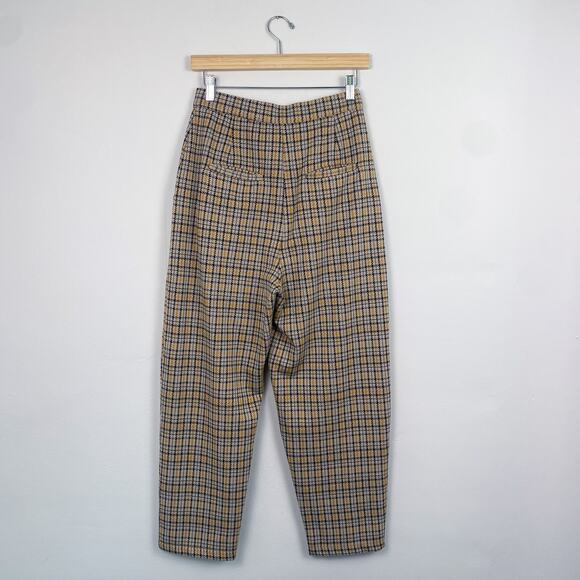 Free People Posey Plaid Pants Small - Picture 8 of 10